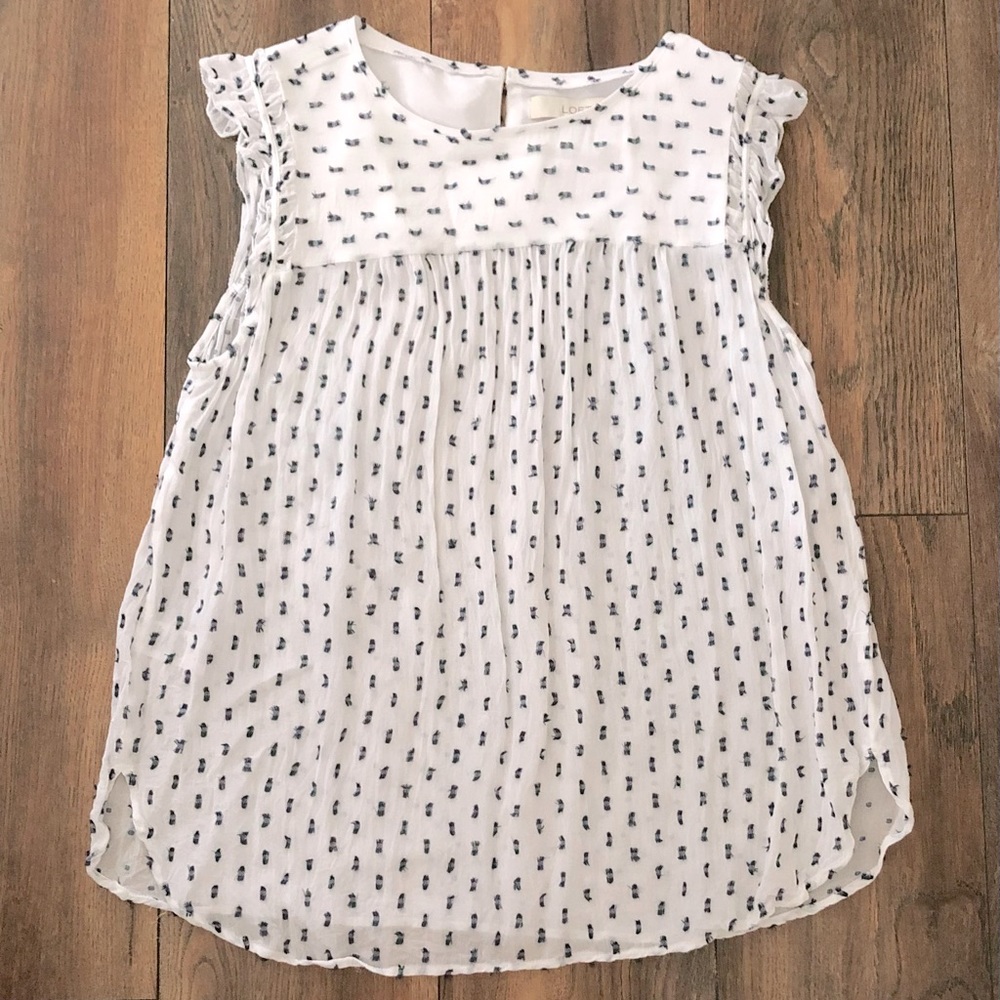 LOFT Sleeveless Tops L